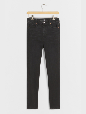 Paige Cindy Ultra High-rise Slim Straight Jeans