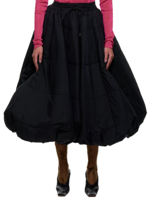 Padded Bubble Skirt (s055w-black)