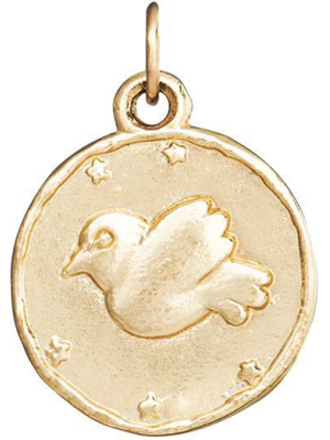 Dove Coin Charm