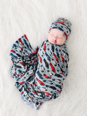 Miles Swaddle Beanie Set