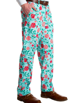 Green N' Roses | Derby Pants