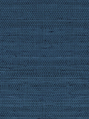 Luxe Weave Peel-and-stick Wallpaper In Coastal Blue From The Luxe Haven Collection By Lillian August