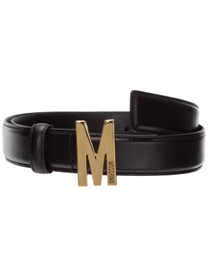 Moschino M Buckle Belt