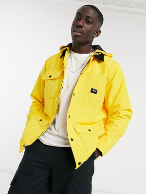 Vans Drill Chore Mte Coat In Yellow