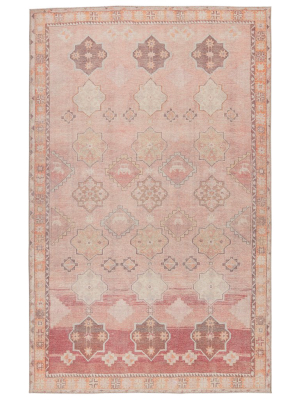 Vibe By Jaipur Living Bijou Medallion Pink/ Orange Area Rug (5'x7'6")