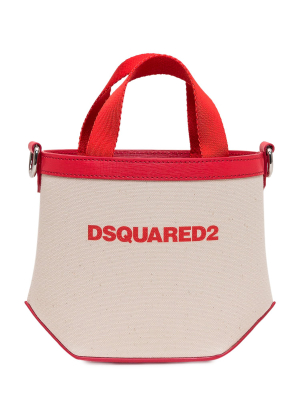 Dsquared2 Logo Print Mini Tote Bag