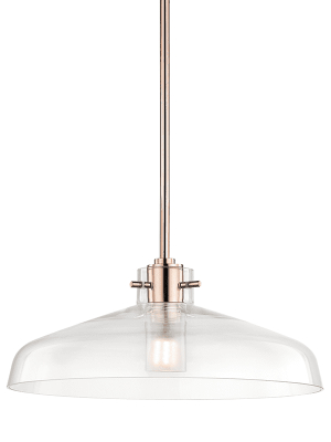 Nemo 1 Light Pendant "a" Style - Polished Copper