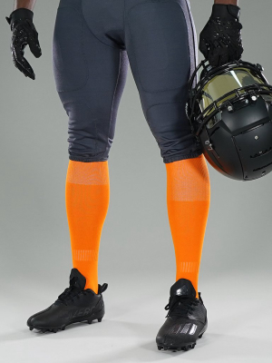 Hot Orange Over The Knee Sport Socks