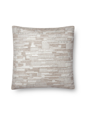 Silver Sequined Pillow