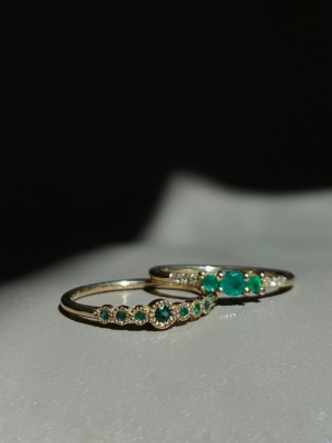 Emerald Journey Ring