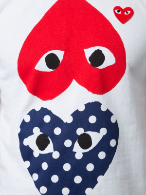 Comme Des Garçons Play Printed Heart T-shirt