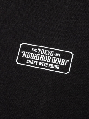 Neighborhood Bar & Shield L/s C-tee - Black