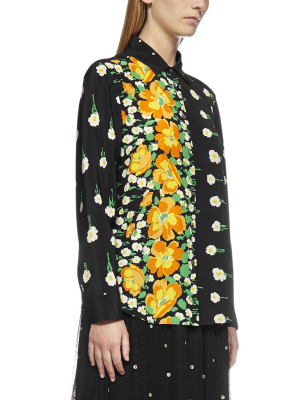 Redvalentino Floral Printed Shirt