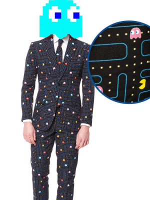 The Pac-man | Waka Waka Print Dress Suit By Opposuits