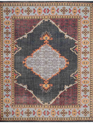 Stone Wash Blue/multi Area Rug