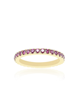 Ruby Eternity Ring