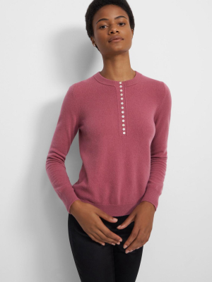 Henley Sweater In Cashmere