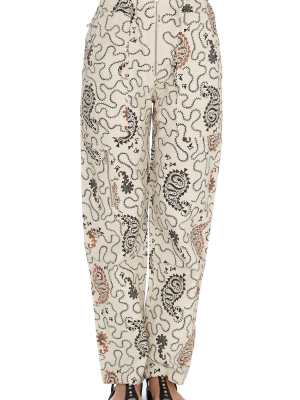 Isabel Marant Étoile Noferis Abstract Printed Pants