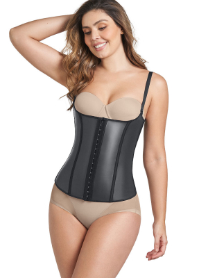 Leonisa Shapewear Extra-firm Compression Latex Waist Trainer Vest