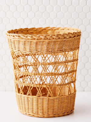 Woven Trash Can