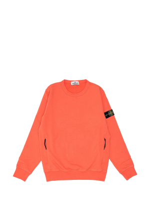 Stone Island Junior Logo Badge Sweatshirt