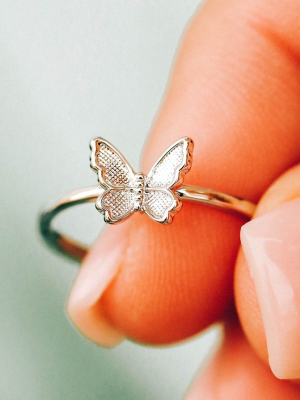 Butterfly In Flight Ring