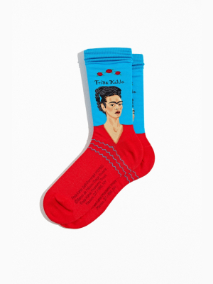Hotsox Frida Kahlo Crew Sock
