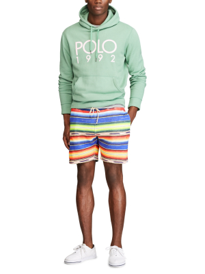 Serape-print Fleece Short