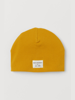 Ribbed Jersey Hat