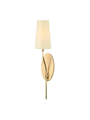 Rutland 1 Light Wall Sconce Aged Brass