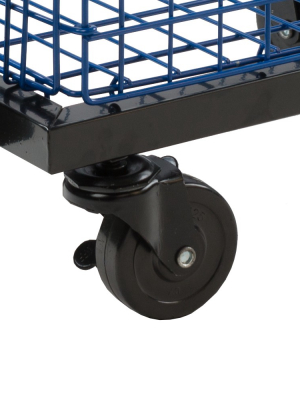 Cart System With Wheels 2 Tier Black - Atlantic