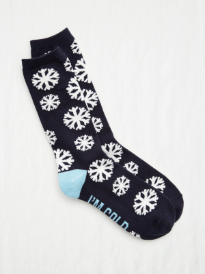 Aerie Graphic Crew Socks