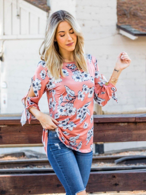 The Masey Top - Peach