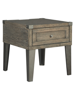 Chazney Rectangular End Table Rustic Brown - Signature Design By Ashley