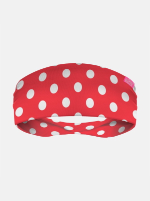 White Dots And Red Headband