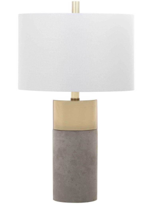 Olivia Table Lamp Gray (set Of 2)