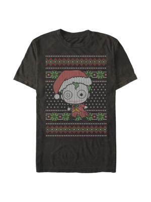 Men's Batman Ugly Christmas Chibi Joker T-shirt