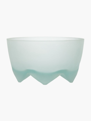 Large Frosted Bowl - Sky