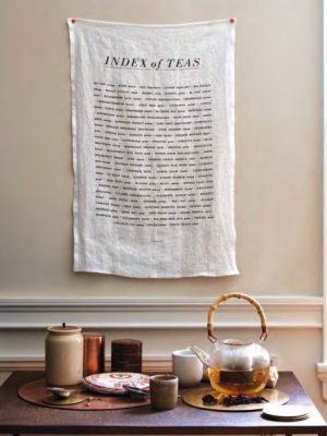 Index Of Tea Pure Linen Tea Towel
