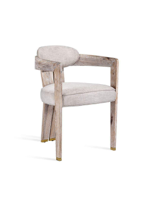 Interlude Home Maryl Dining Chair In Whitewash