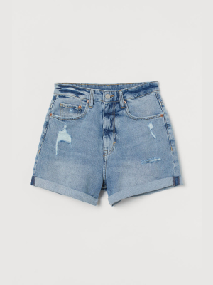 Mom Ultra High Denim Shorts