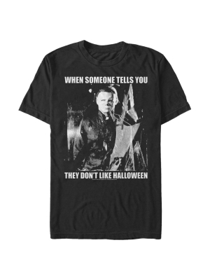 Men's Halloween Ii Michael Myers Love It Or Else T-shirt