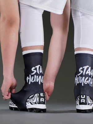 Stay Hungry Black Spats / Cleat Covers