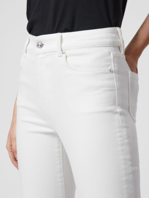 Miller Ankle Mid-rise Superstretch Skinny Jeans, White Miller Ankle Mid-rise Superstretch Skinny Jeans, White