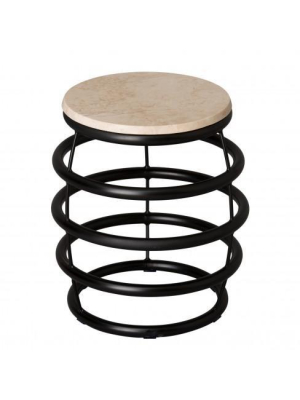 Rings Metal Stool/table