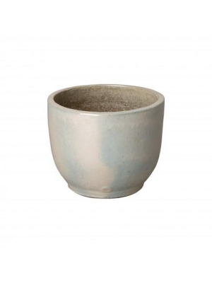 Round Ceramic Planter In Various Colors & Sizes