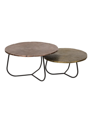 Cross Section Tables Set Of Two