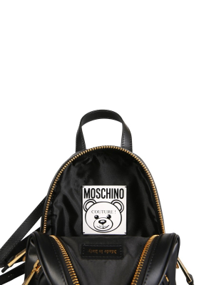 Moschino Reverse Teddy Embroidered Backpack