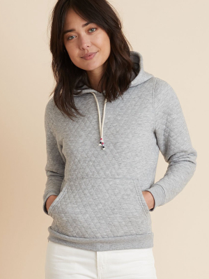 Corbet Hoodie In Light Heather Grey