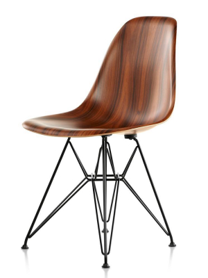 Eames® Molded Wood Side Chair - Wire Base